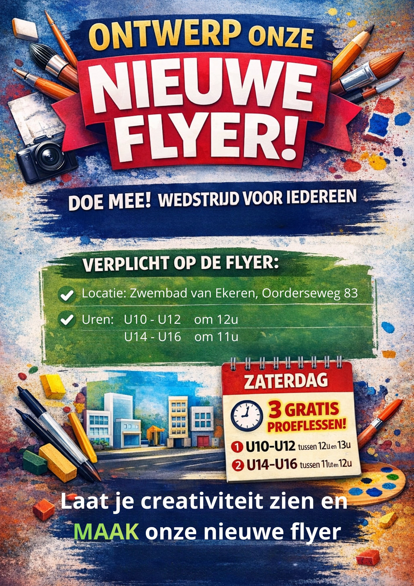 Afbeelding voor Ontwerp onze nieuwe flyer